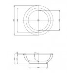 Hoesch Dreamscape Wanna okrągła wolnostojąca ∅ 1800 mm biały 6130.010010
