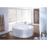 HOESCH Ergo+ Wanna akrylowa owalna wolnostojąca z obudową szklaną 2000x1600 w kolorze białym 6442.010305550