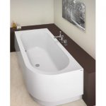 Hoesch Happy D. Wanna narożna lewa z obudową 1800x800 mm biały 6485.010 