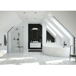 HOESCH iSensi Wanna akrylowa symentryczna - typu monoblock z obudową, z przelewem z napełnianiem 1500x1500 chrom 3857.010