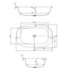 Hoesch iSensi Wanna do zabudowy 1900x1200 mm biały 3839.010