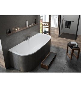 Hoesch iSensi Wanna narożna do zabudowy 1900x900 mm biały 3840.010