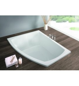 HOESCH Largo Wanna akrylowa asymetryczna lewa z systemem wodno-powietrznym hydromasażu Reviva II 1800x1300 biała 3694E