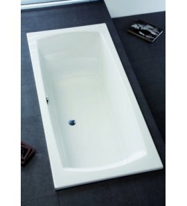 HOESCH Largo Wanna akrylowa prostokątna z systemem wodno-powietrznym hydromasażu Reviva II 1700x750 biała 3707E