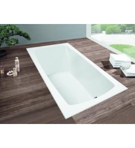 HOESCH Largo Wanna akrylowa prostokątna z systemem wodno-powietrznym hydromasażu Reviva II 1700x900 biała 3709E