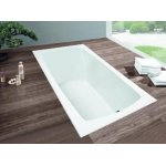 HOESCH Largo Wanna akrylowa prostokątna z systemem wodno-powietrznym hydromasażu Reviva II 1700x900 biała 3709E