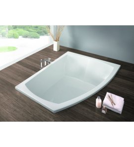 Hoesch Largo Wanna asymetryczna prawa do zabudowy 1800x1300 mm biały 3693.010