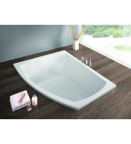 Hoesch Largo Wanna asymetryczna lewa do zabudowy 1800x1300 mm biały 3694.010