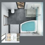 Hoesch Largo Wanna asymetryczna lewa do zabudowy 1800x1300 mm biały 3694.010