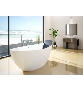 Hoesch Namur Wanna wolnostojąca 1500 x 700 mm biały mat 4405.013305