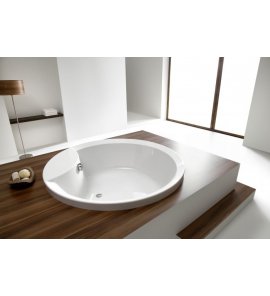 Hoesch Orlando Wanna okrągła do zabudowy ∅ 1600 mm biały 6017.010