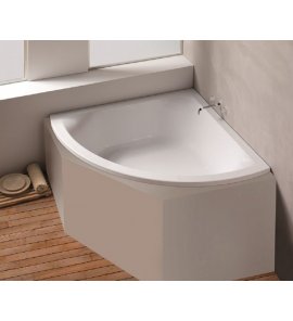 Hoesch Scelta Wanna narożna do zabudowy z obudową 1500x1500 mm biały 3677.010 