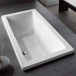 Hoesch Scelta Wanna prostokątna do zabudowy 1800 x 900 mm biała 3671.010