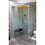 Hoesch SensePerience Kabina natryskowo-parowa prostokątna 120x100 cm lewa 531321B