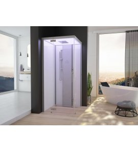 HOESCH SensePerience Kabina parowa prostokątna lewa bez brodzika 1200x1000 biała 532321B.550