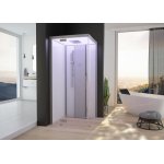 HOESCH SensePerience Kabina parowa prostokątna lewa bez brodzika 1200x1000 biała 532321B.550