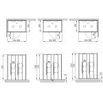 HOESCH SensePerience Kabina parowa prostokątna przyścienna bez brodzika 1600x1000 biała 533361B.550