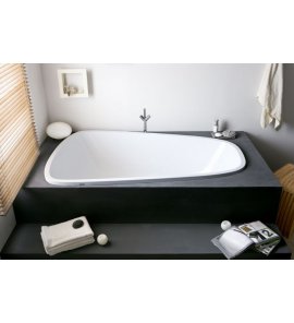 Hoesch SingleBath Duo Wanna do zabudowy prawa 1766x1141 mm biały 3686.010