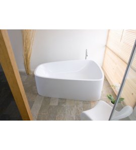 Hoesch SingleBath Duo Wanna wolnostojąca z obudową lewa 1797x1172 mm biały 3698.010