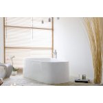 Hoesch SingleBath Duo Wanna wolnostojąca z obudową prawa 1797x1172 mm biały 3699.010