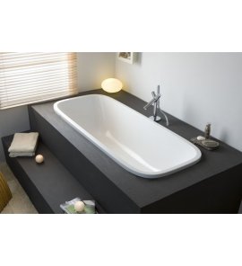 Hoesch SingleBath Uno Wanna do zabudowy 1766x750 mm biały 3687.010