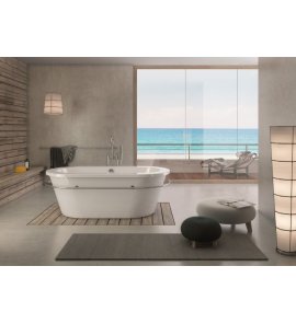 Hoesch Starck 1 Wanna wolnostojąca z obudową 1800x900 mm biały 6021.010010