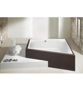 HOESCH Thasos Wanna akrylowa trapezowa lewa z systemem wodno-powietrznym hydromasażu Reviva II 1750x1100 biała 3747E