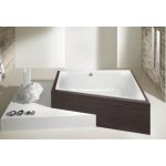 HOESCH Thasos Wanna akrylowa trapezowa lewa z systemem wodno-powietrznym hydromasażu Reviva II 1750x1100 biała 3747E