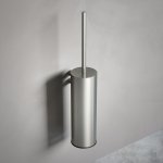 Hotbath Archie Szczotka do WC ścienna Brushed steel ARA11.IX