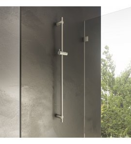 Hotbath Archie Szyna z uchwytem na słuchawkę Brushed steel AR306.IX