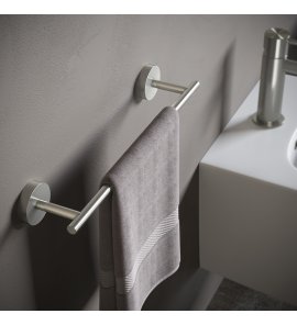 Hotbath Archie Wieszak na ręcznik 30 cm Brushed steel ARA06.IX