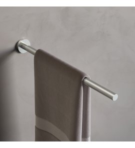 Hotbath Archie Wieszak na ręcznik 40 cm Brushed steel ARA08.IX