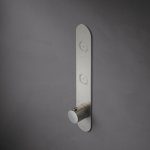 Hotbath Cobber Bateria termostatyczna dwudrożna podtynkowa z przyciskiem Brushed nickel PB066.GN