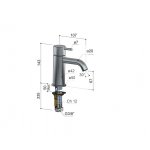 Hotbath Cobber Bateria umywalkowa jednouchwytowa Brushed nickel CB003C.GN