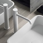 Hotbath Cobber Bateria umywalkowa jednouchwytowa wysoka Matt white CB003HC.WH