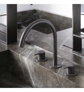 Hotbath Cobber Bateria umywalkowa 3-otworowa Aged iron CB033.AI