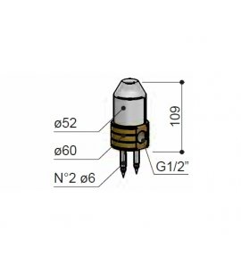 Hotbath Cobber Element podtynkowy do baterii wannowej wolnostojąca B077.010