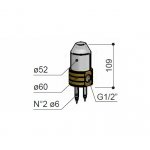 Hotbath Cobber Element podtynkowy do baterii wannowej wolnostojąca B077.010