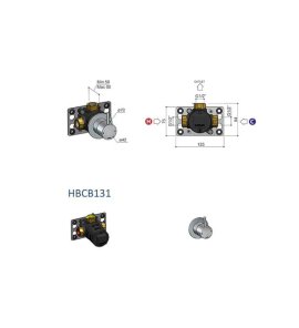   Hotbath Cobber Element podtynkowy baterii natryskowej HBCB131 W MAGAZYNIE!!
