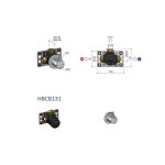   Hotbath Cobber Element podtynkowy baterii natryskowej HBCB131 W MAGAZYNIE!!