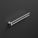 Hotbath Cobber Wieszak na ręcznik podwójny z ruchomym ramieniem Chrom CBA15.CR