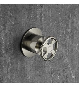 Hotbath Cobber@work Mieszacz podtynkowy element zewnętrzny Brushed nickel CW031.GN