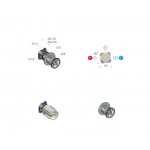 Hotbath Cobber@work Mieszacz podtynkowy element zewnętrzny Brushed nickel CW031.GN