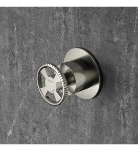 Hotbath Cobber@work Zawór podtynkowy element zewnętrzny Brushed nickel CW010H.GN