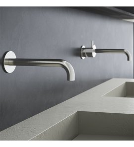 Hotbath Cobber Wylewka ścienna 15 cm Brushed nickel CB095-15.GN