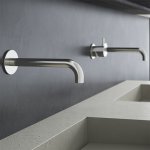 Hotbath Cobber Wylewka ścienna 15 cm Brushed nickel CB095-15.GN