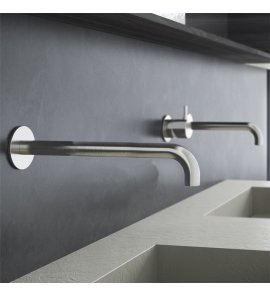 Hotbath Cobber Wylewka ścienna 22 cm Brushed nickel CB095-22.GN