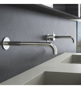 Hotbath Cobber Wylewka ścienna 25 cm Brushed nickel CB095-25.GN