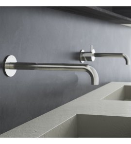 Hotbath Cobber Wylewka ścienna 30 cm Brushed nickel CB095-30.GN