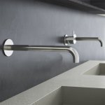 Hotbath Cobber Wylewka ścienna 30 cm Brushed nickel CB095-30.GN